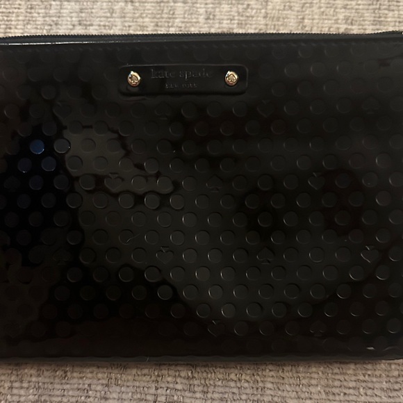 Kate Spade Black Clutch Wristlet with Sleek Design - Picture 2 of 5